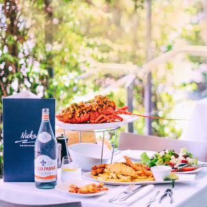 An iconic landmark on the Cockle Bay Promenade, Nick’s Seafood Restaurant in Darling Harbour is celebrated for its ‘Sea to Plate’ philosophy.
